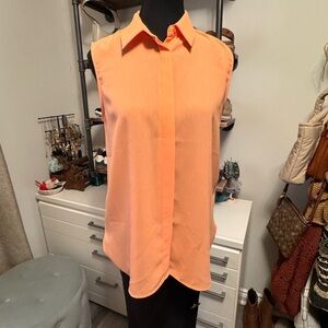 In unworn condition ٫Sleeveless Orange Women's Top
